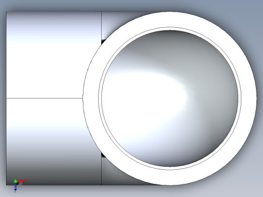 聚氯乙烯配件05-Sch80_90Elbow_SxS_806-025 _2.5in俯视缩略图