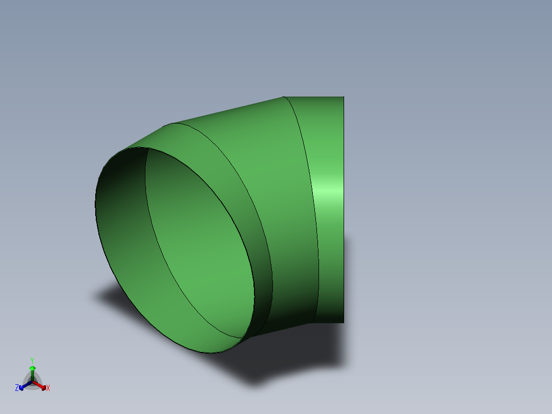 弯头 (29)正等轴测图