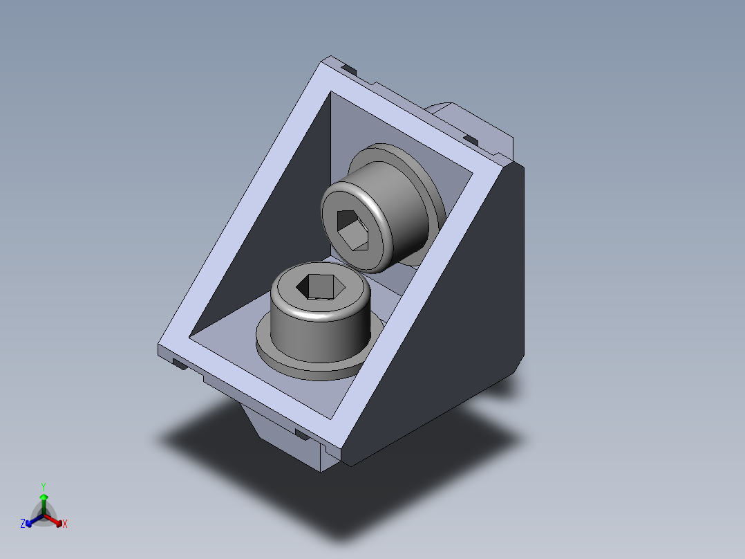 铝型材及其附件3.21.20.2020.STM正等轴测图