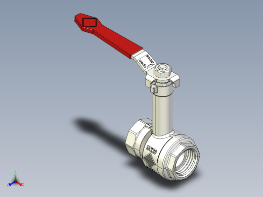 带加长杆的球阀