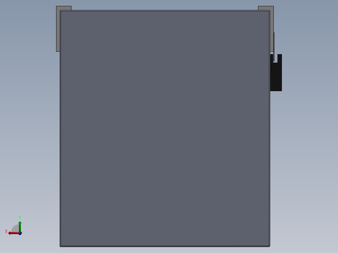 直线模组LHA22-CA-D.SLDASM设计图纸后视图