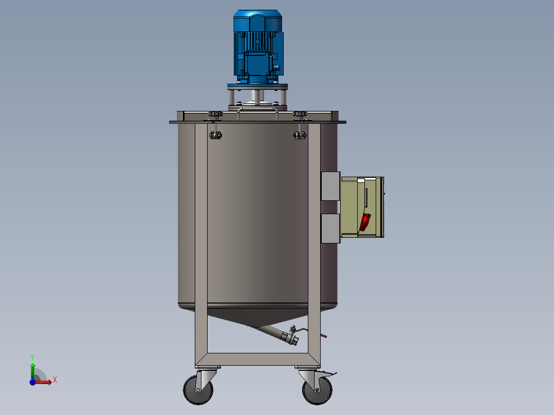 小型搅拌器前视图