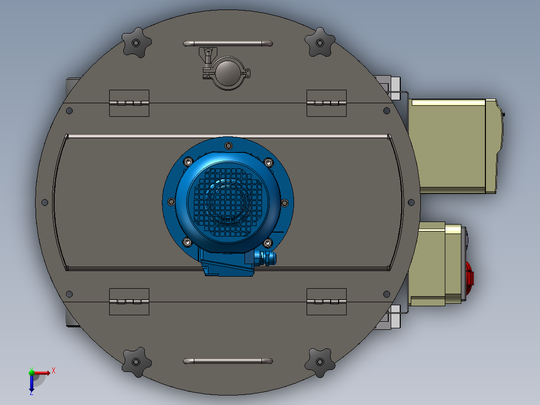 小型搅拌器俯视图