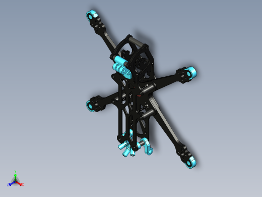 JM3.5 (JM4)FPV穿越机机体模型