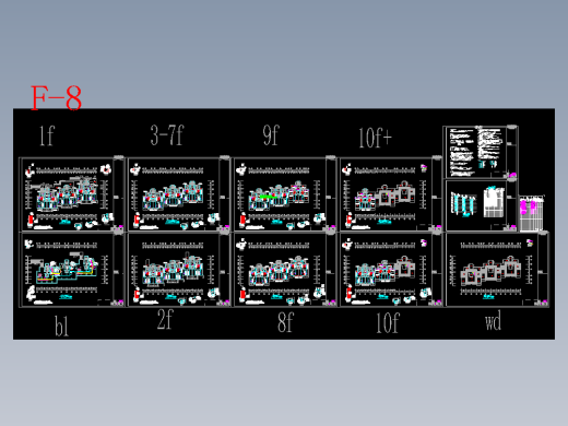 住宅楼采暖通风防排烟设计图