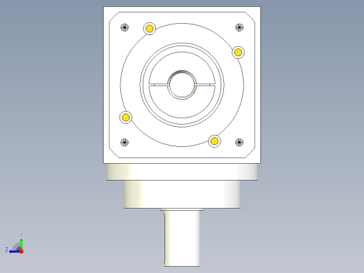 换向器PW140垂直输出 PGH115-L1 22-110-145-M8.stp右视缩略图
