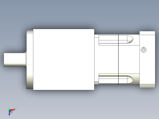换向器PW140垂直输出 PGH115-L1 22-110-145-M8.stp俯视缩略图