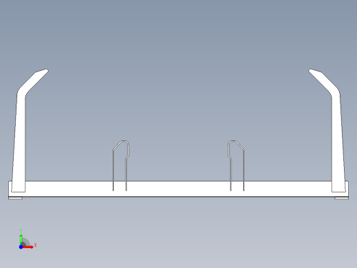 托辊架033前视缩略图
