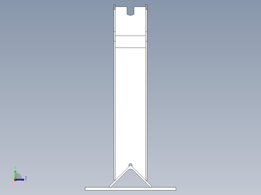 托辊架033左视缩略图