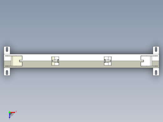 托辊架033俯视缩略图