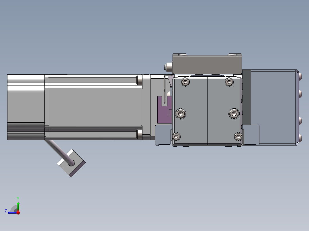 欧规同步带GTB65-L-400W右视图