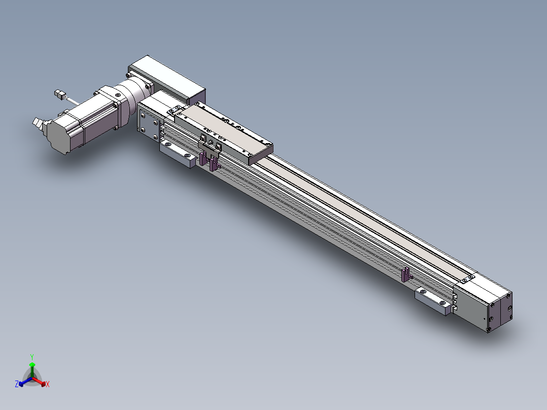 欧规同步带GTB65-L-400W正等轴测图