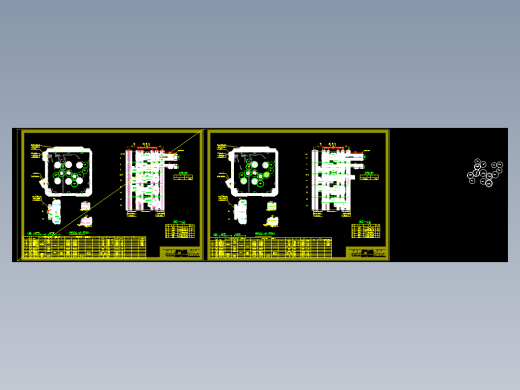 组合专机(wo)-（汪全权）汽车某变速箱上箱盖钻底面孔组合机床（6个8.5孔）