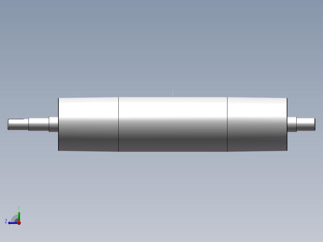 传动滚筒右视图