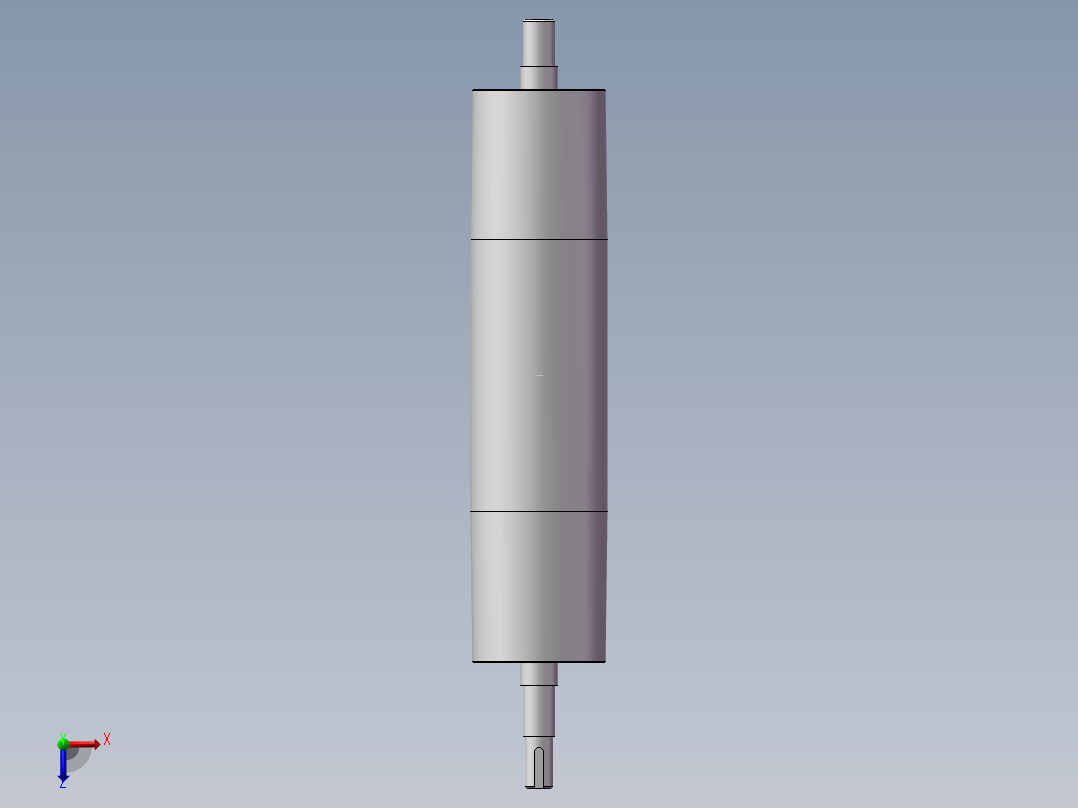传动滚筒俯视图
