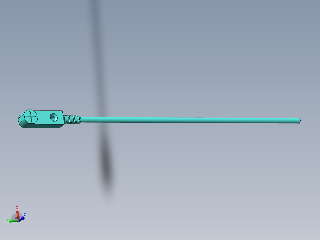 接近开关F3N-08DN02-N 电感式非屏蔽，上方感应，检测距离2mm主视图