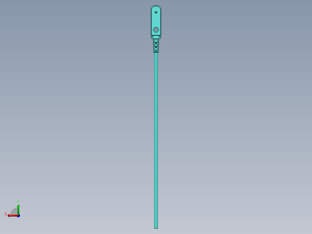 接近开关F3N-08DN02-N 电感式非屏蔽，上方感应，检测距离2mm后视图