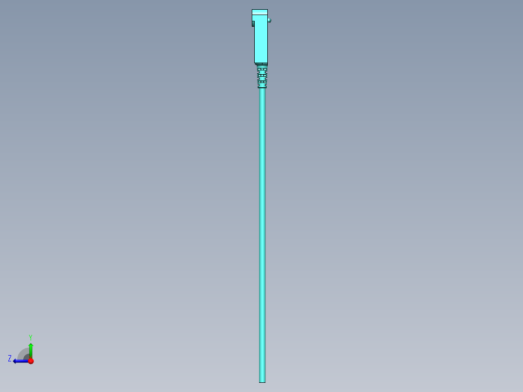 接近开关F3N-08DN02-N 电感式非屏蔽，上方感应，检测距离2mm右视图