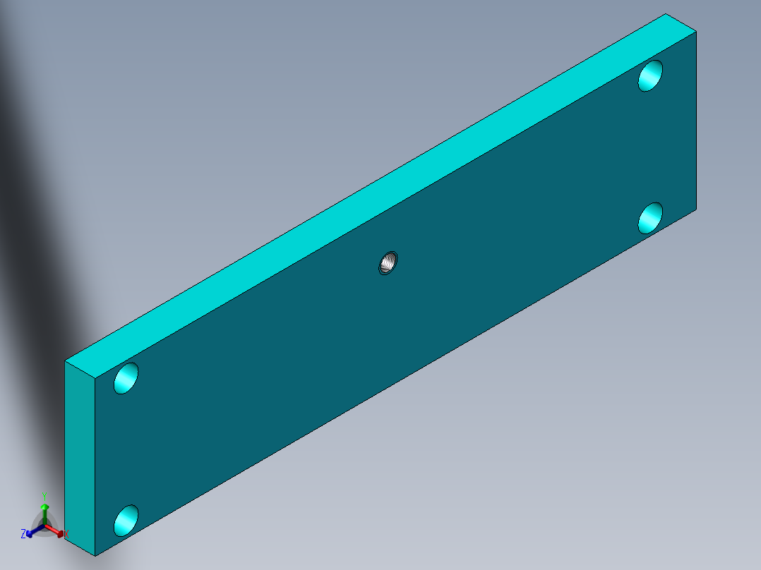 S25 升降板正等轴测图