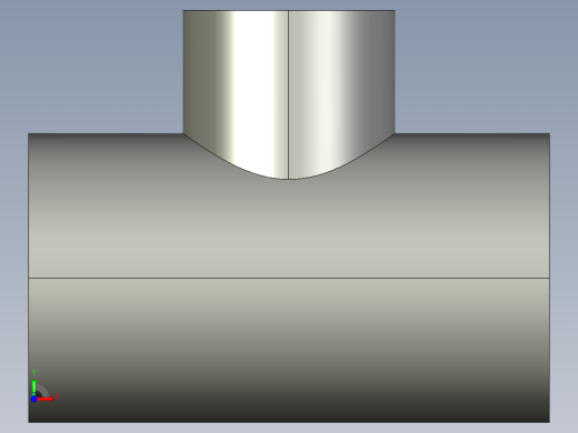 船舶管路系统SeaCor_Molded_ReducingTee_SxSxS_37J101211_1.5in x 1in前视缩略图