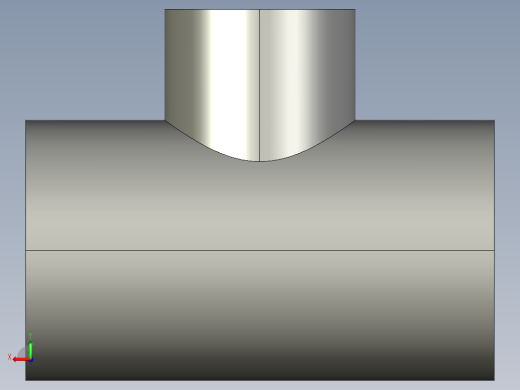 船舶管路系统SeaCor_Molded_ReducingTee_SxSxS_37J101211_1.5in x 1in后视缩略图