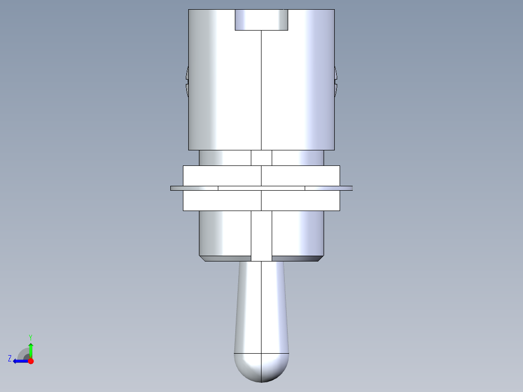 拨钮开关右视图