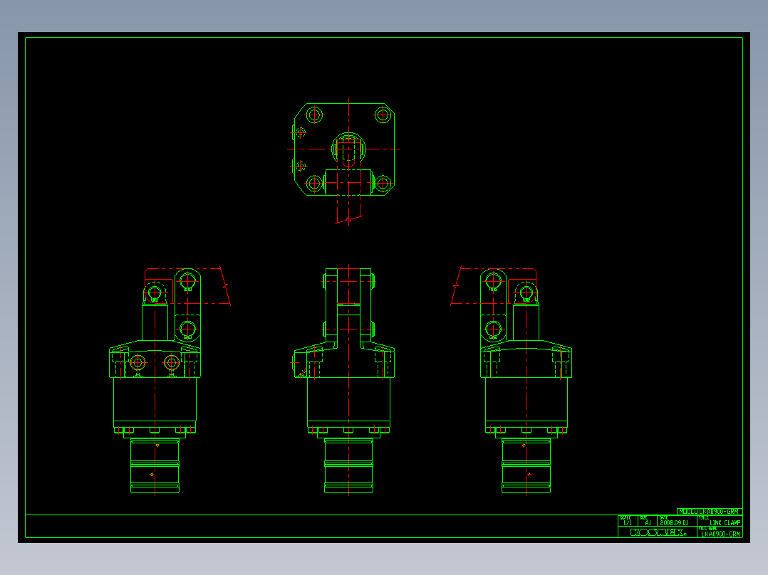 KOSMEKLKA0900-GRM多系列多零件图纸模型