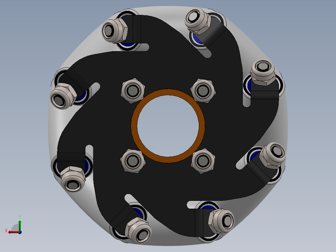 麦克纳姆轮后视图