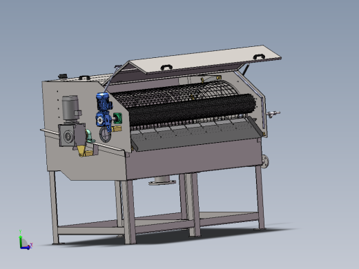 外进水微滤机TPI-800X1830(3D)