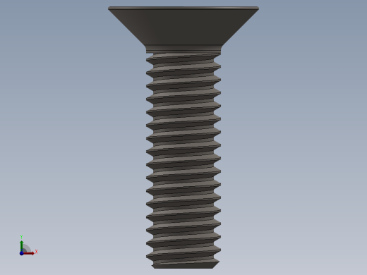 Screw_ISO_10642_M4x14_A2.SLDPRT前视缩略图