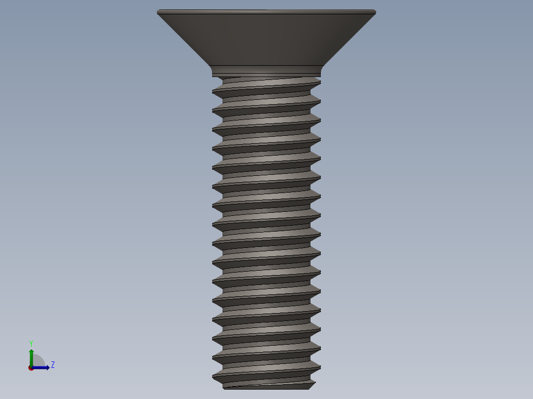 Screw_ISO_10642_M4x14_A2.SLDPRT左视图