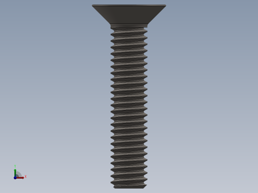 Screw_ISO_10642_M4x20_A2.SLDPRT前视缩略图
