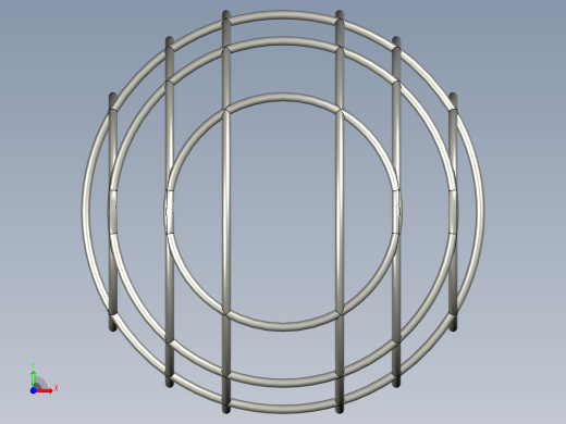 球形骨架框架前视缩略图