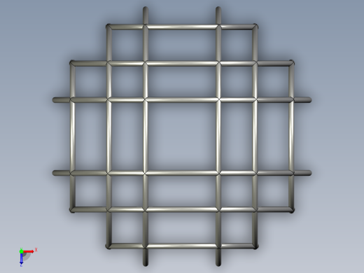 球形骨架框架俯视缩略图