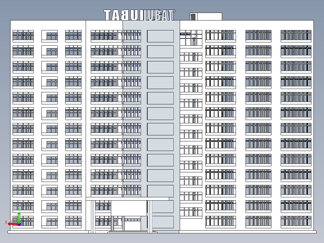 房子、建筑(144)后视图