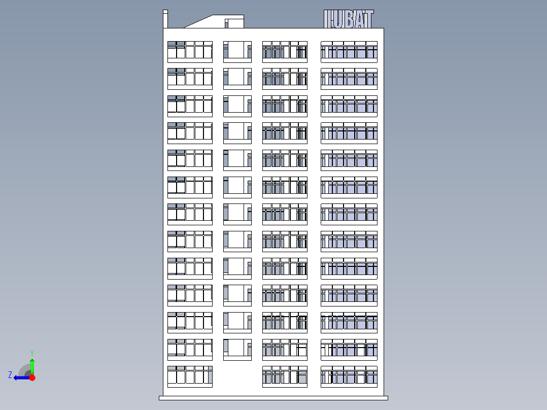 房子、建筑(144)右视图