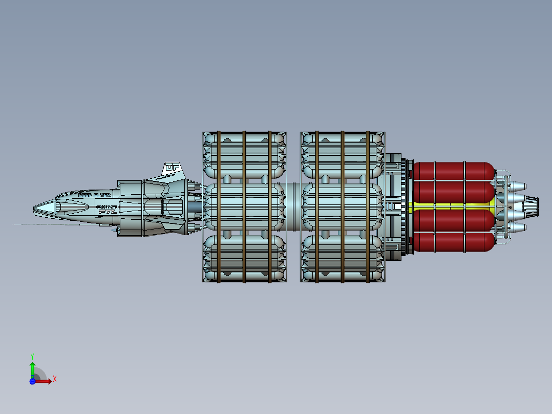 宇宙飞船(45)前视图