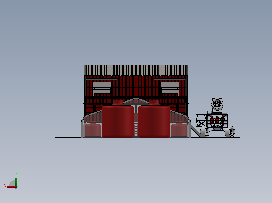 房子、建筑(117)后视图