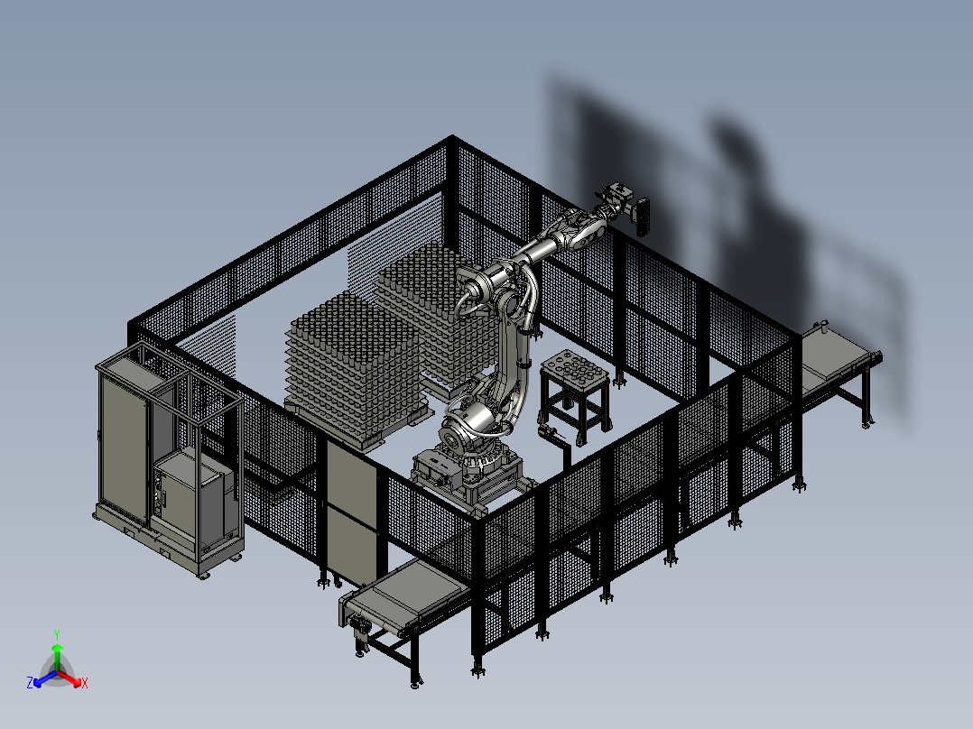 砂芯自动化上冒口工作站