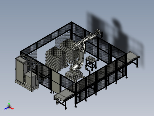 砂芯自动化上冒口工作站