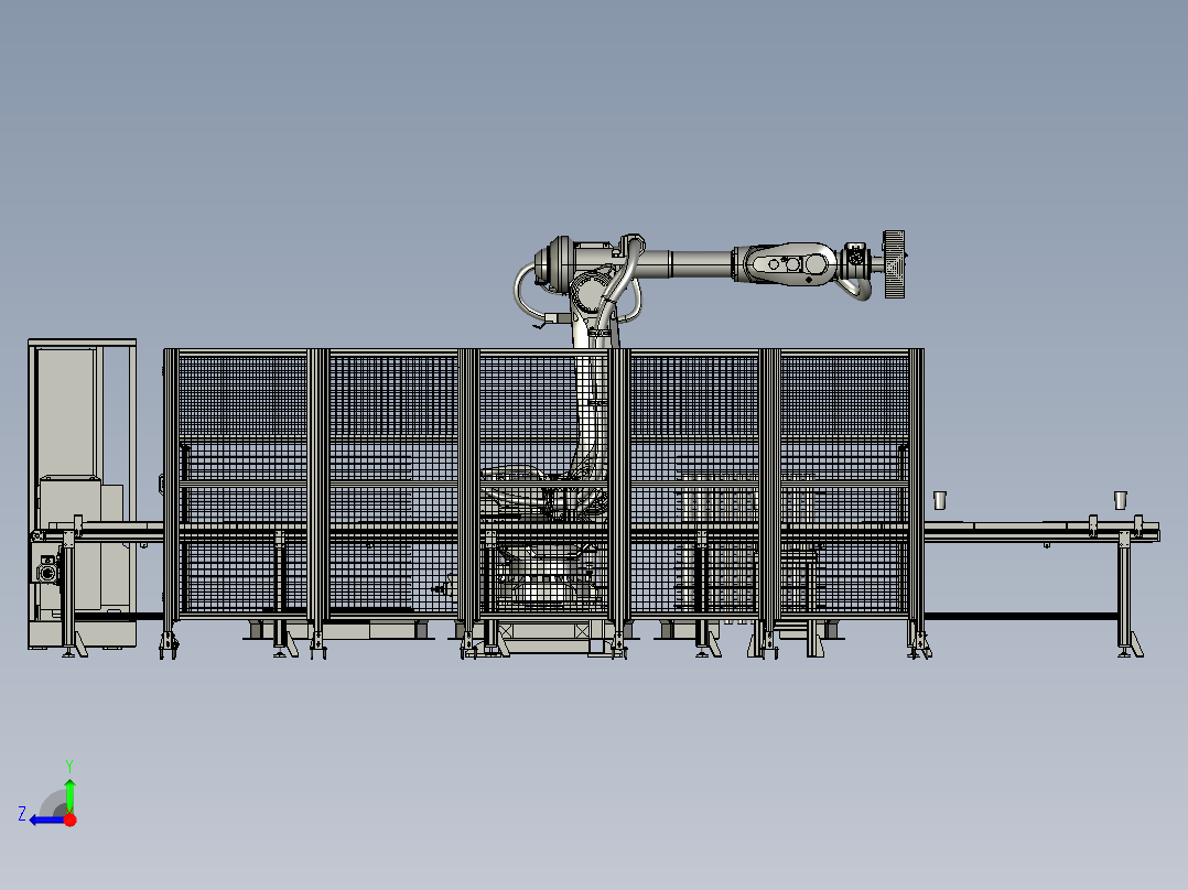 砂芯自动化上冒口工作站右视图