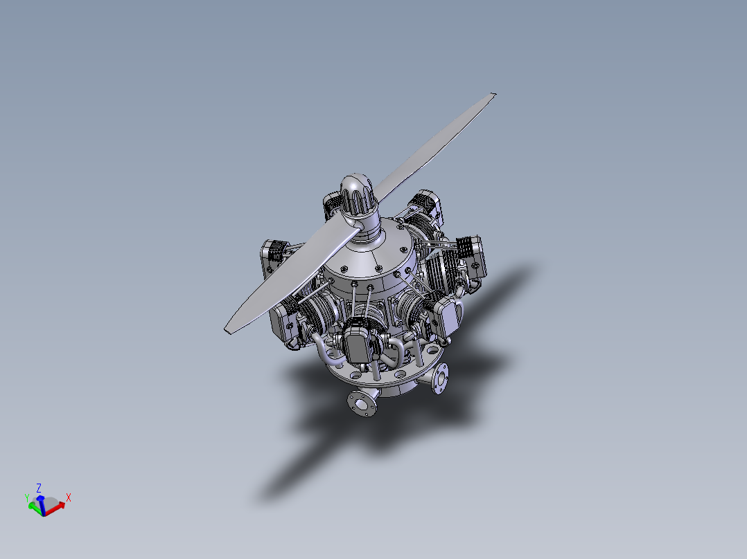 Engine七缸星形发动机  STP