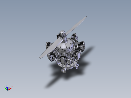 Engine七缸星形发动机  STP