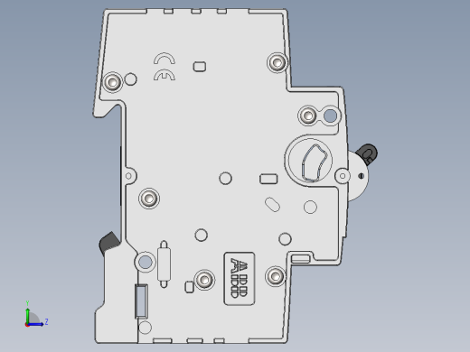 断路器左视缩略图