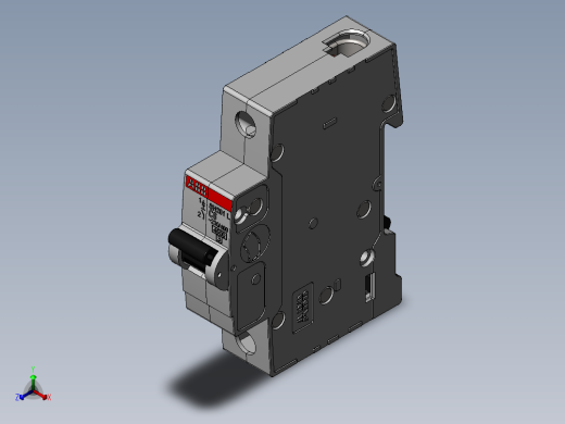 断路器正等轴测缩略图