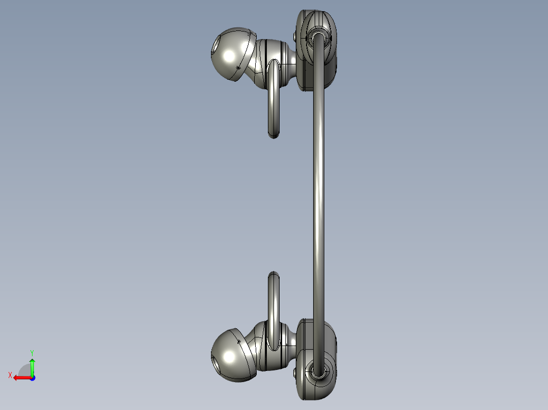 蓝牙运动耳机设计stp--1097232-50后视图