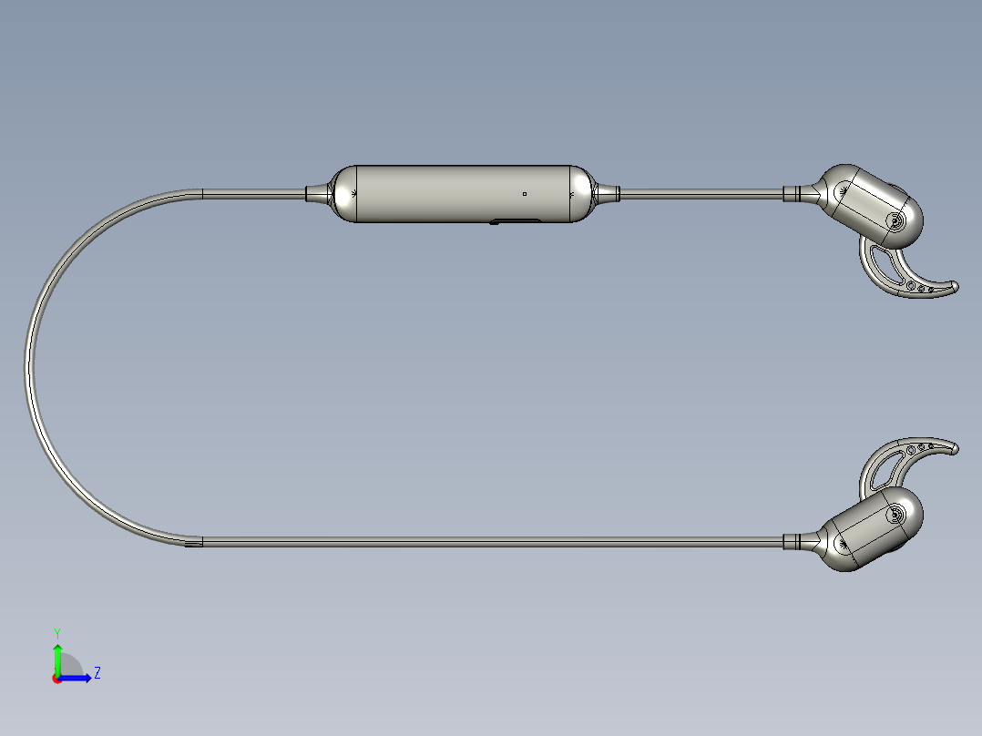 蓝牙运动耳机设计stp--1097232-50左视图