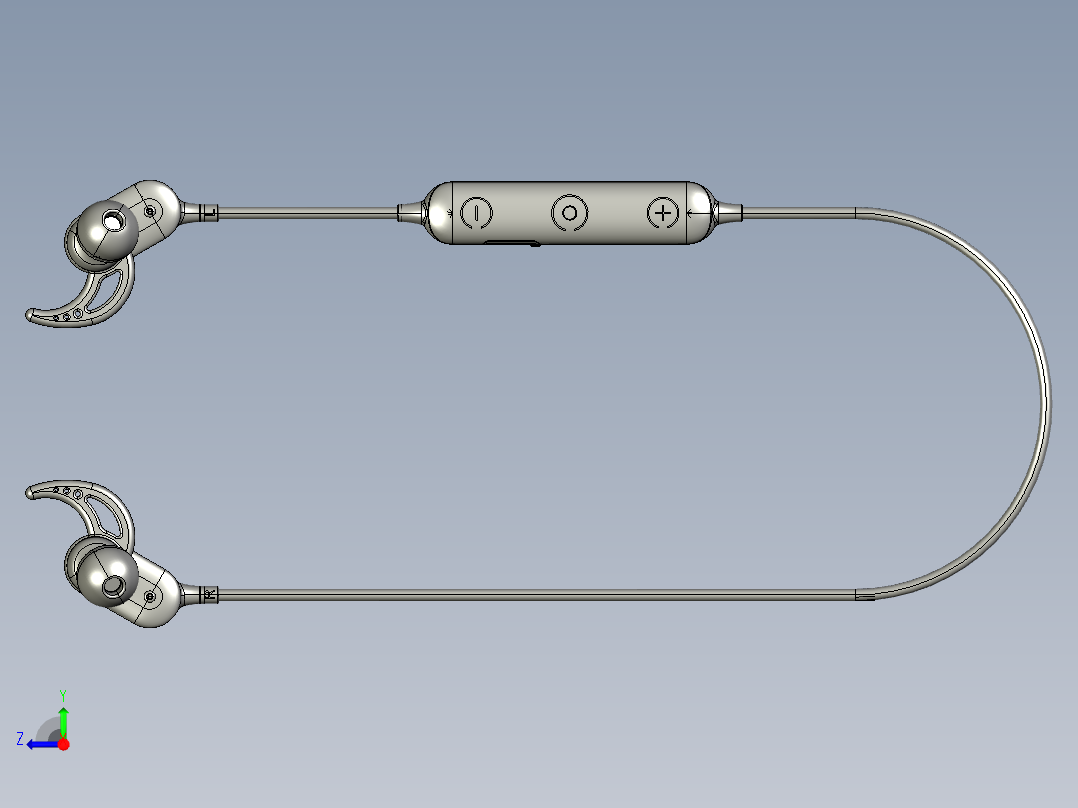 蓝牙运动耳机设计stp--1097232-50右视图