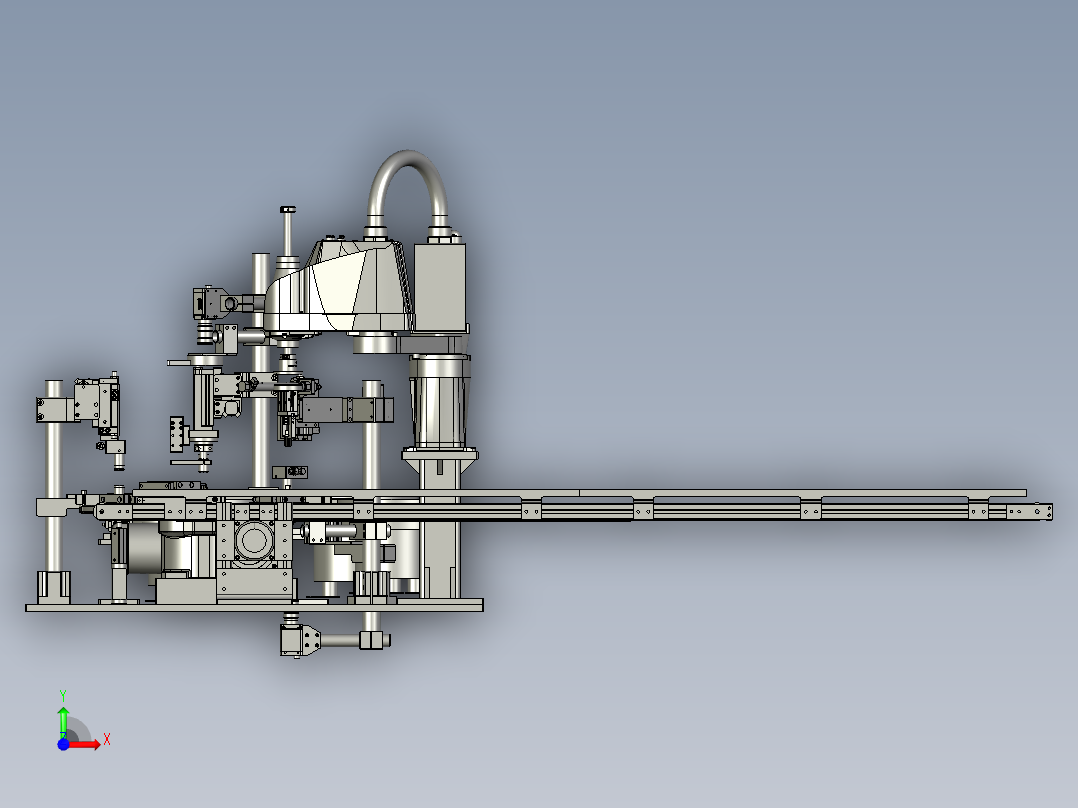 JALD23-4-阻尼组装整线中段前视图