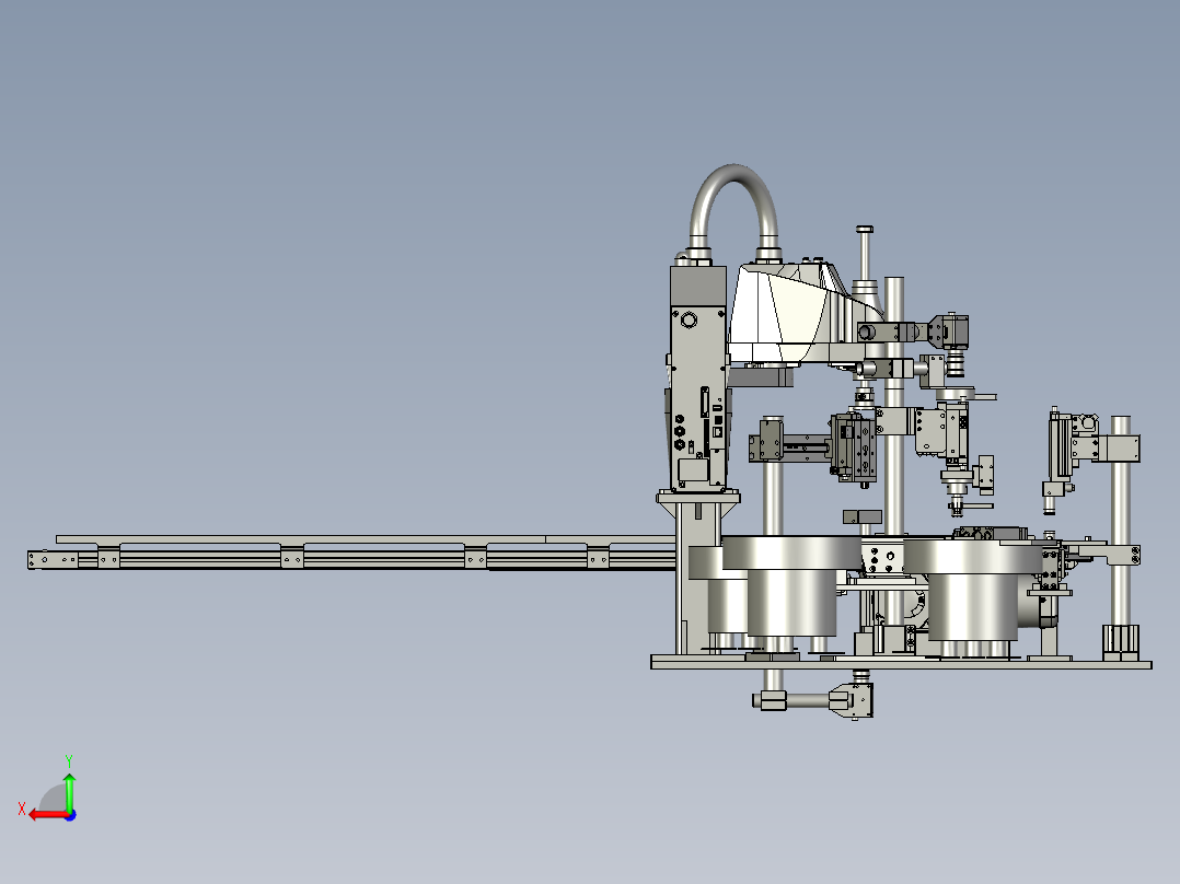 JALD23-4-阻尼组装整线中段后视图